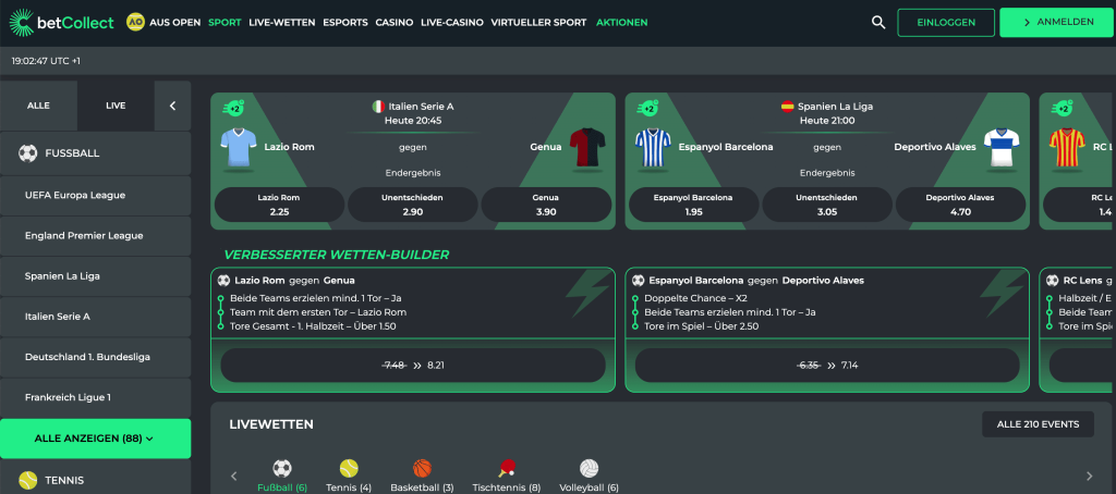 BetCollect 7 Betcollect Wetten