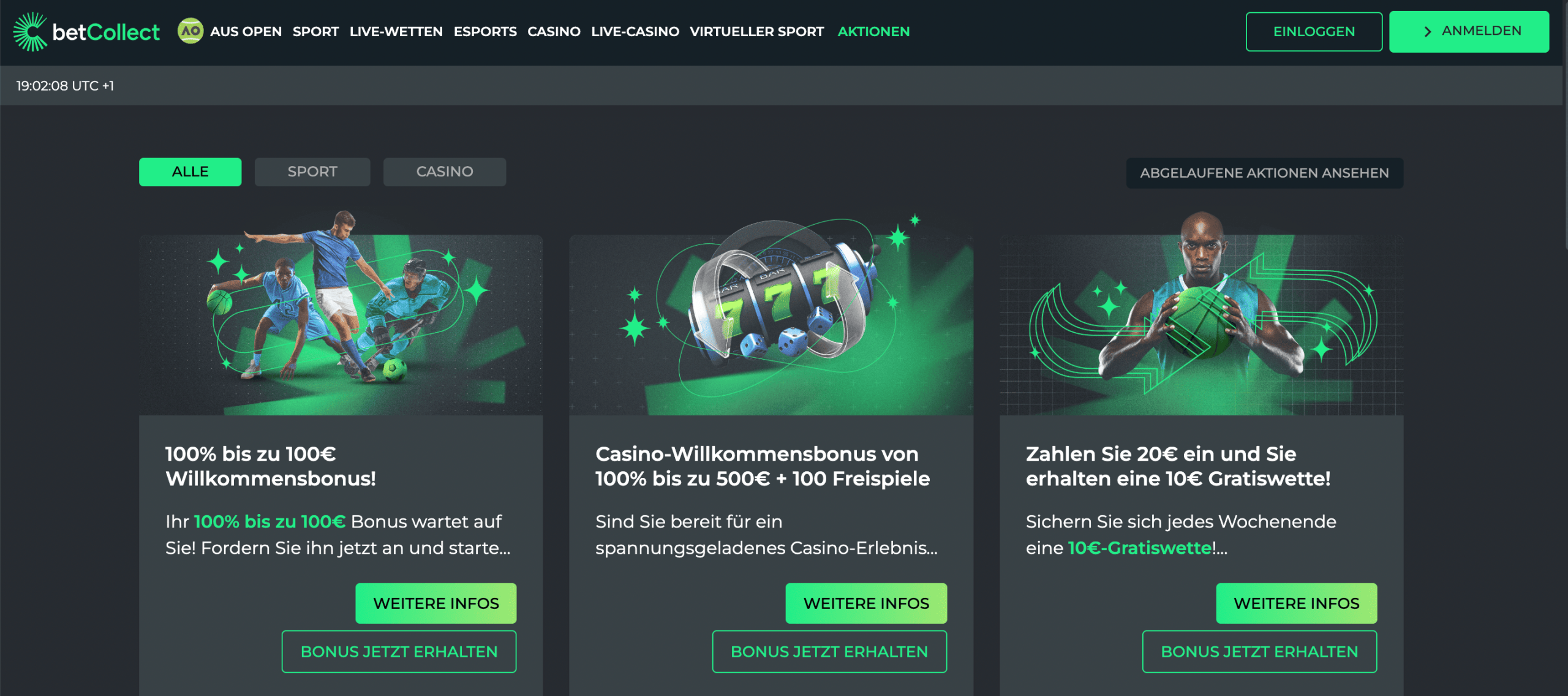 BetCollect 6 Betcollect Willkommensbonus