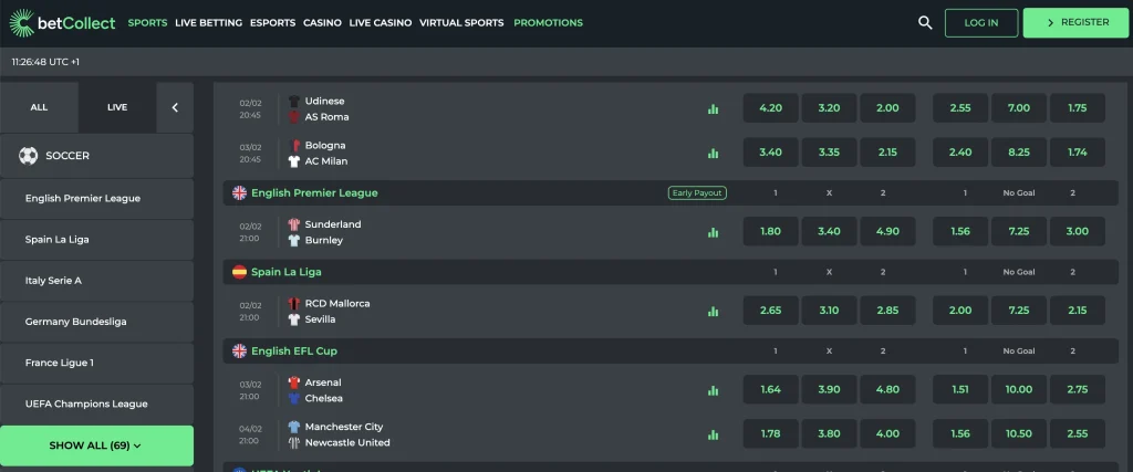 BetCollect 7 Betcollect betting
