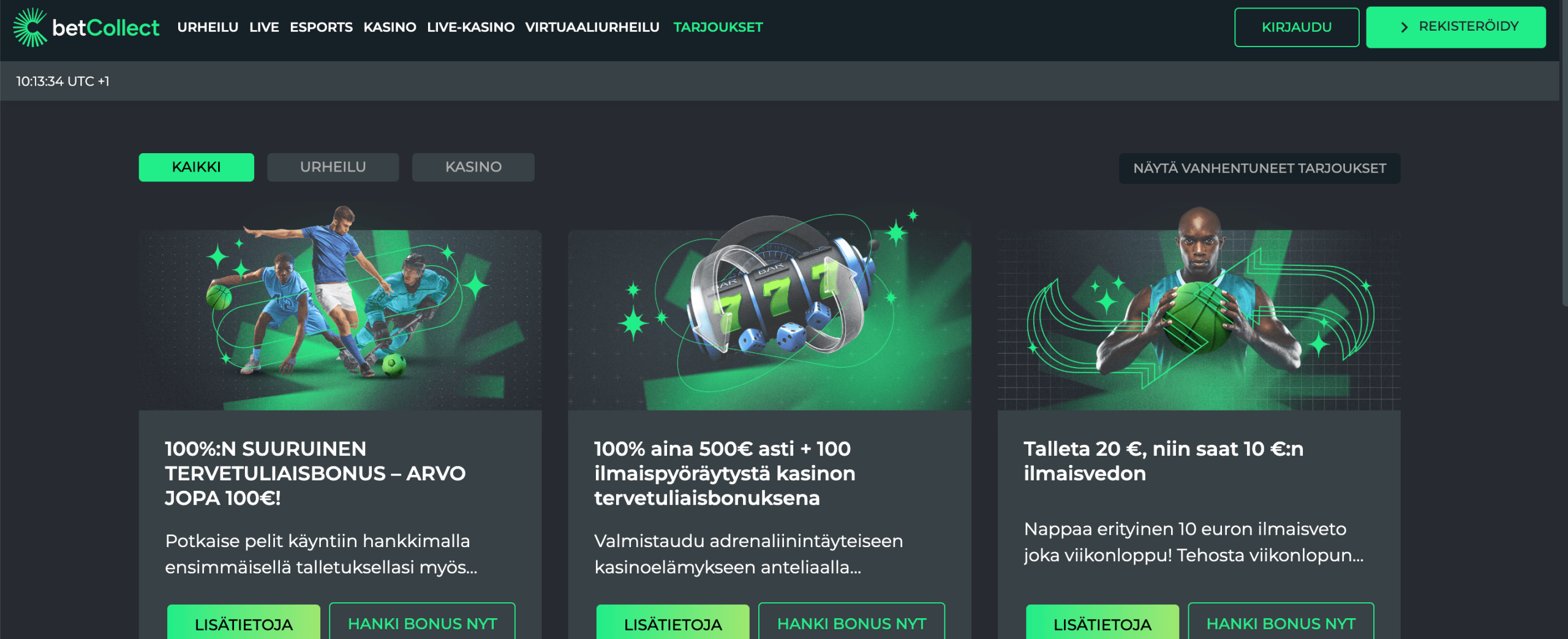 BetCollect 6 Betcollect tervetuliaisbonus